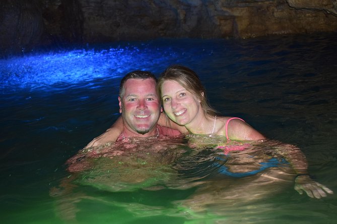 4x4 Dominican Adventure with Chocolate and Coffee Tasting - The Cenote Swim at Taino Ecological Park: About 20 Minutes of Cold Water Joy