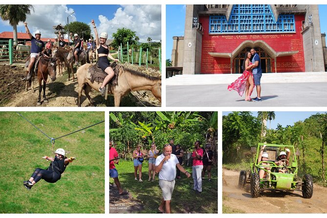 5 activities in 1 Day, Buggies,Horseback Riding,Zipline.City Tour - Basilica Cathedral of Our Lady of Altagracia: a real cultural stop