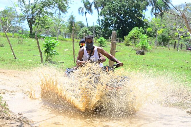 Adrenaline in 4X4 ATV through Macao Beach, Cave, Cafe Tour and Tobacco - Cave + Lagoon: The Cool-Down Stop That Changes the Mood