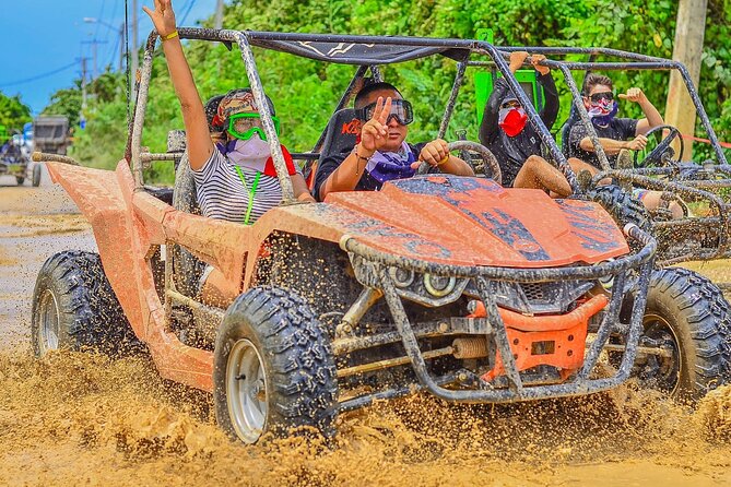 ATV and Buggy Tour in Punta Cana with Water Cave and Macao Beach - Macao Beach: iconic shoreline time with strong waves