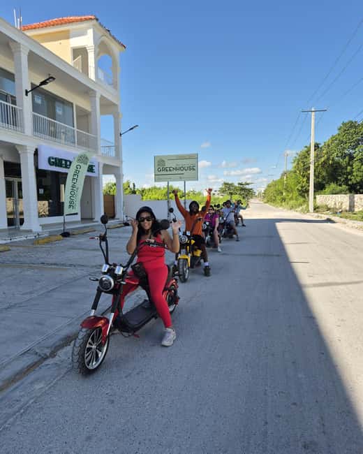 Bavaro Punta Cana: City Tour with Harley models E-Scooters - Playa Bibijagua: beach time plus an actual sunset-style vibe
