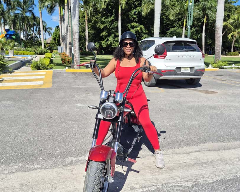 Bavaro Punta Cana: City Tour with Harley models E-Scooters - Mixology Bar Lab: beer or cocktail to finish the ride