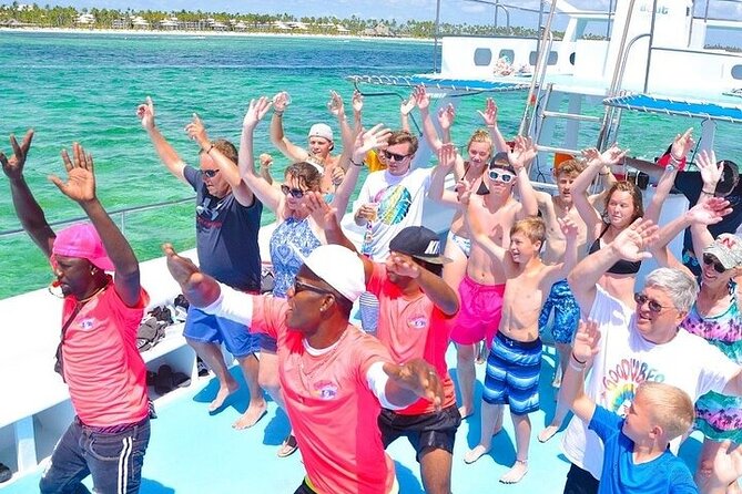 Boat Party with Drinks and Snacks with Transportation Included - Stop 2 on Bavaro Beach: snorkeling with tropical fish plus an on-board slide