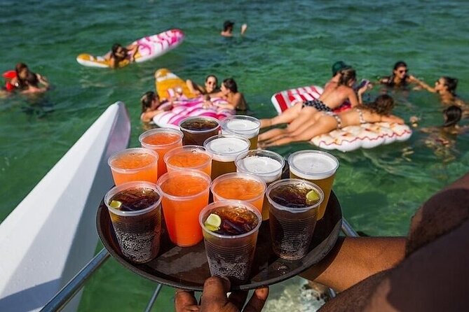 Boat Party with Drinks and Snacks with Transportation Included - Stop 3 at the natural pool: shallow swim time with music and drinks