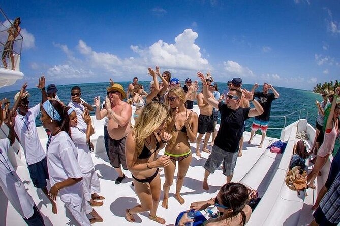 Boat Party with Drinks and Snacks with Transportation Included - Music, dancing, and the Dominican party atmosphere on board