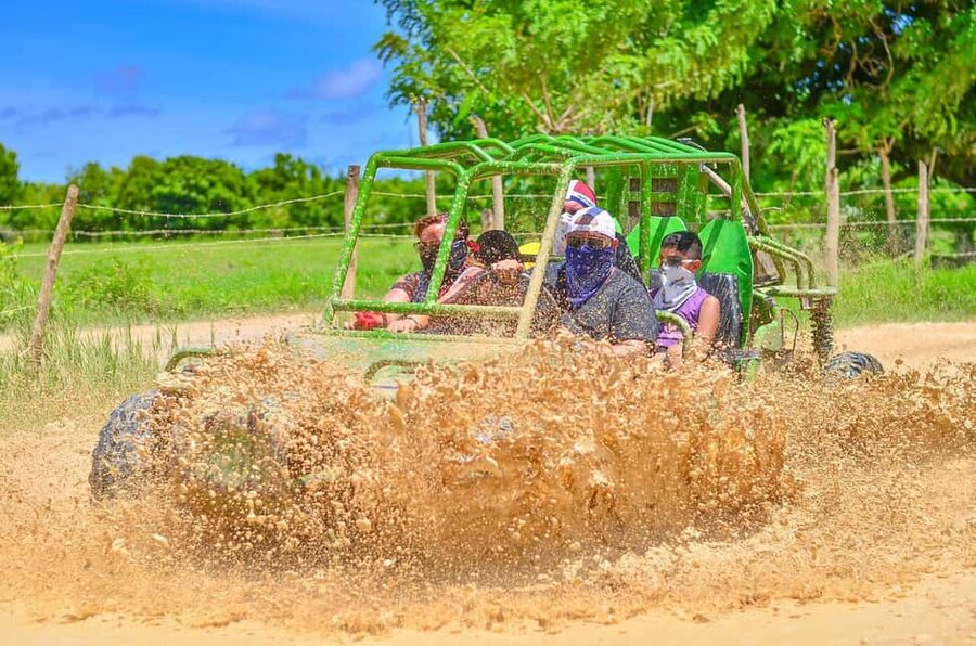 Booggy Adventure en Macao: Cuevas, Playa y Barro Extremo - Punta Cana Pickup, Helmets, and the Start That Sets the Tone