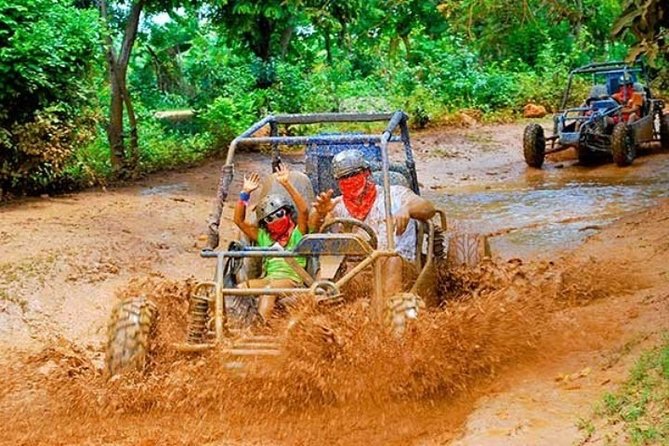 Buggy Adventures , ATV and Terra cross. Indian cave, Macao beach - The Real Adventure Here: Mud Roads, Rocky Turns, and a Cave Swim
