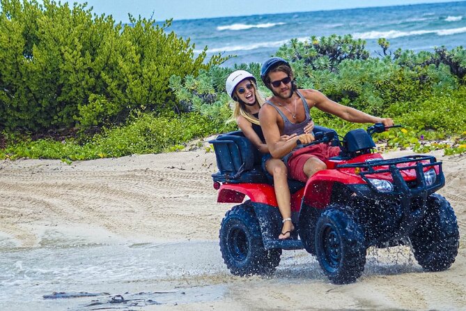 Buggy Punta Cana, Polaris, ATV, CanAm Boogies, Macao beach & Cave - Stop 1: Macao Beach in the Atlantic (swim, photos, then back to dirt)