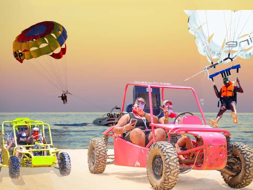 Buggy Tour and Parasailing Experience - A full day of adrenaline, built for families and youth