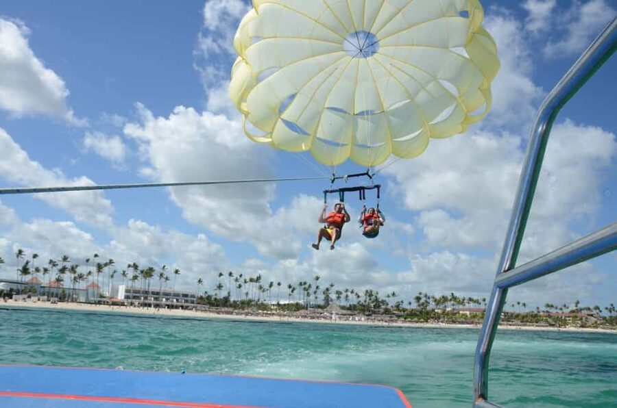 Buggy Tour and Parasailing Experience - Parasailing over the Caribbean: 60 meters, real waiting, and decent photo odds
