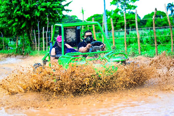 Buggy Tour to Macao Beach and Water Cave with Organic Farm - Stop 3: Los Hoyos del Salado cenote—cool water and a real jump option