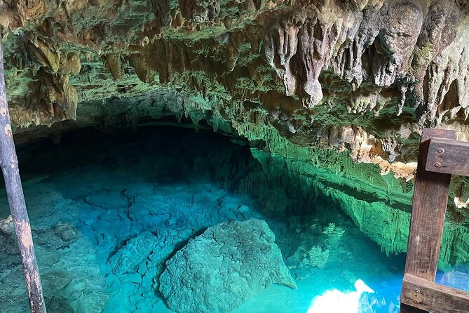 Buggy Tour with Organic Farm, Macao Beach Visit from Punta Cana - The Water Cave at About 25 Feet: Time to Swim, Then Move
