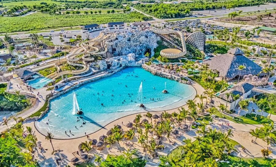 El Dorado Water Park Full Entry and Transfer from Punta Cana - Cool off zones: Wave pool, lazy river, and cabana time