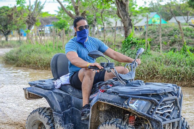 Explore Macao Beach with ATV Tours Punta Cana - The big finish: Macao Beach with waves, sand, and limestone cliffs