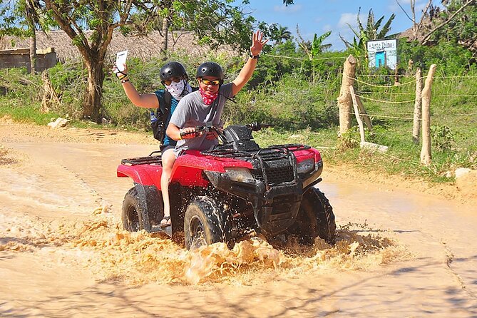 Extreme Adventure on ATV Quad Bikes from Punta Cana - Pickup, Training, and Getting on Your Own ATV