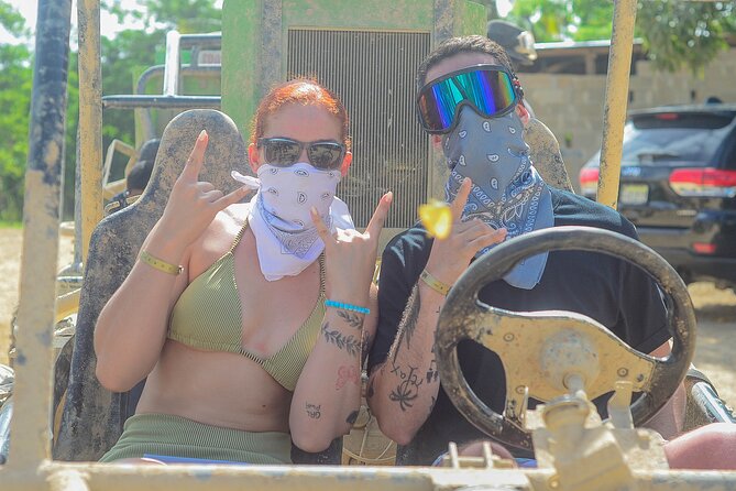 Extreme Buggies Adventure in Punta Cana - Stop 3: Macao Beach (white sand, shallow clear water, vendor reality)