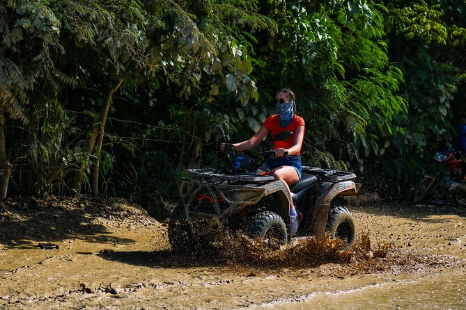 Four Wheel ATV Ride in Punta Cana - Macao Beach Finish: Time for Sand, Limestone Cliffs, and Souvenirs