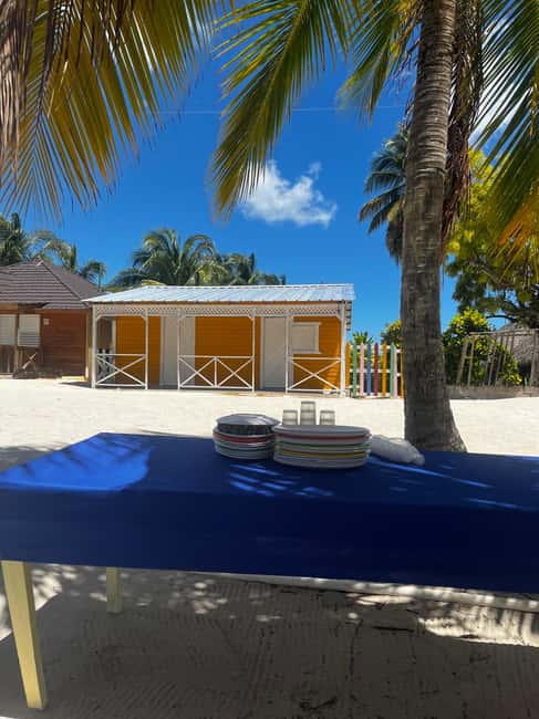 From La Romana: Saona Island for Aida Cruises Passengers - Lunch on Saona: Dominican food with a beach-view payoff