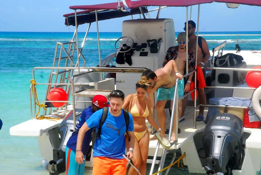 From La Romana: Saona Island for Aida Cruises Passengers - Natural pool at the end: starfish viewing and shallow-water drinks