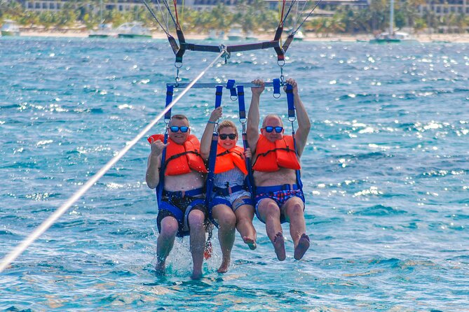 From Punta Cana: Amazing Activity Parasailing Hotel pickup - What you’ll see from up high: ocean, forest, and coconut trees