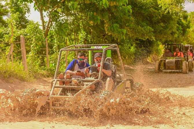From PuntaCana: Tour in buggy double With Cenote and macao beach - Stop 1 at Macao Beach: swim, sun, and vendor-friendly boundaries