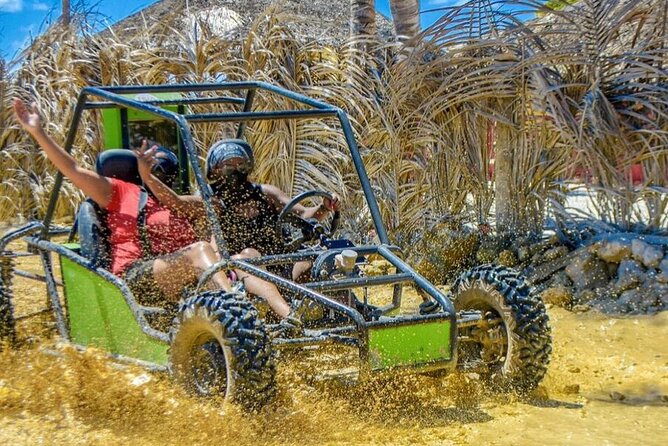 From PuntaCana: Tour in buggy double With Cenote and macao beach - The ranch break: quick downtime after the water