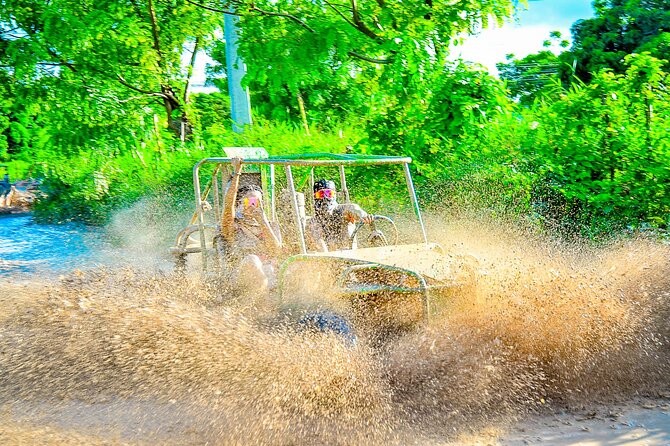 Full Day Adventure Buggy Ride and Party Boat - Dominican farm tastings and the underground river cave angle