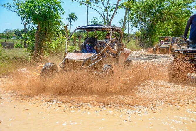 Full-day Buggy & Party Boat tour: snorkel, open bar, cave pool - Open Bar After Snorkeling: Music, Dancing, and Getting Fed While You Cruise