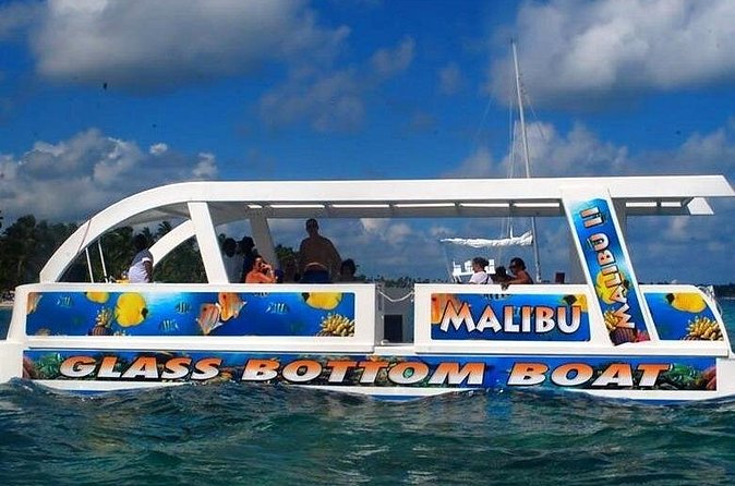 Glass Bottom Boat in Punta Cana - Snorkeling Gear and the Natural Swimming Pool (No Wetsuit Required)