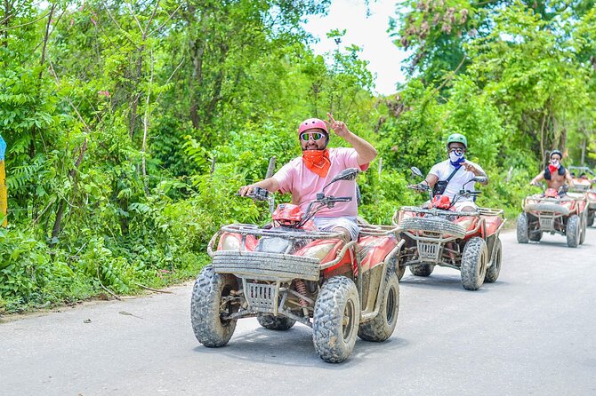 Half Day Adventure 4X4, ATV, Visit Macao Beach and a River cave - ATV Time on Country Roads: What the Ride Feels Like