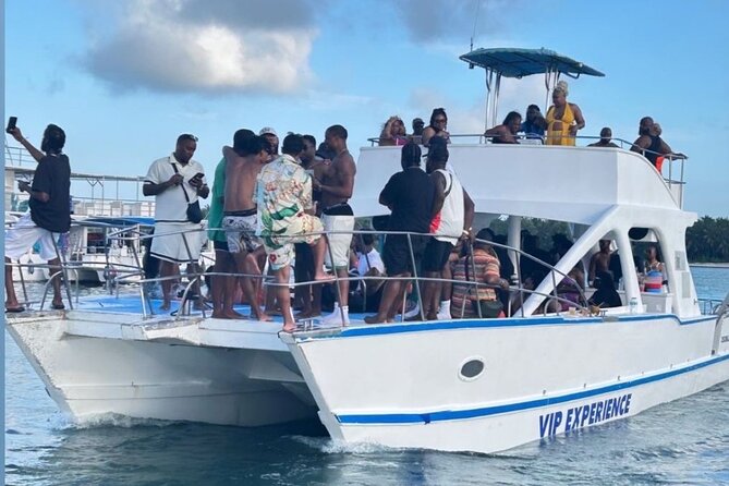 Hip-Hop Party Boat with Dj Live Adults Only and Unlimited Drinks - Corals and Fish First: The Reef Snorkeling Stop