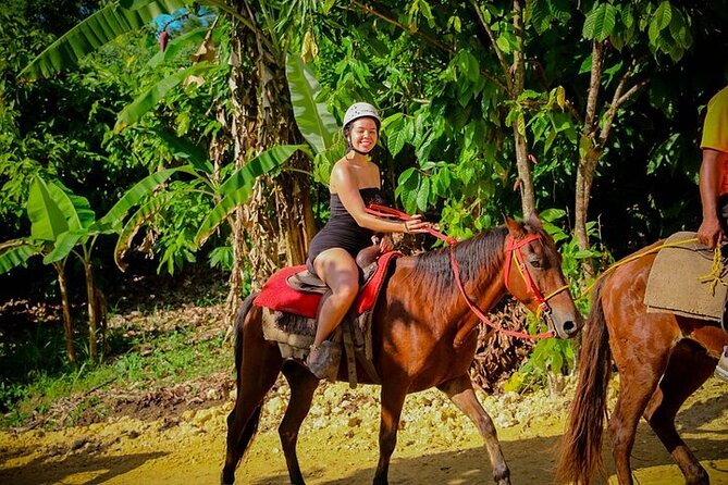 Jungle Buggies + Zilplining + Horseback Ride + Countryside + Macao Beach - Horseback riding through ranch trails and a Dominican country house