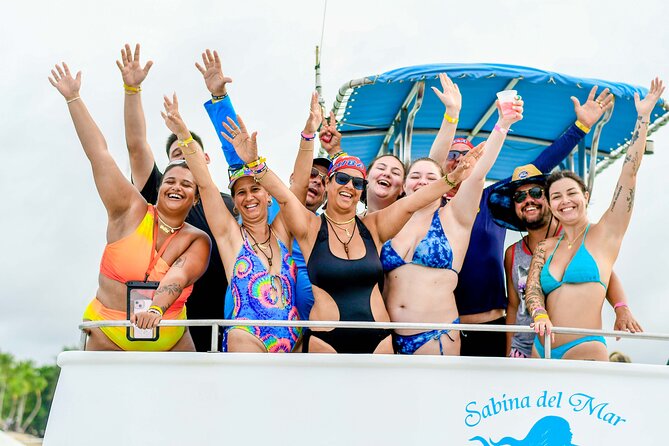 Multi-day buggy and Party Boat in Punta Cana - Day 2 on the Party Boat catamaran: open bar, snorkeling, and a natural pool-style stop