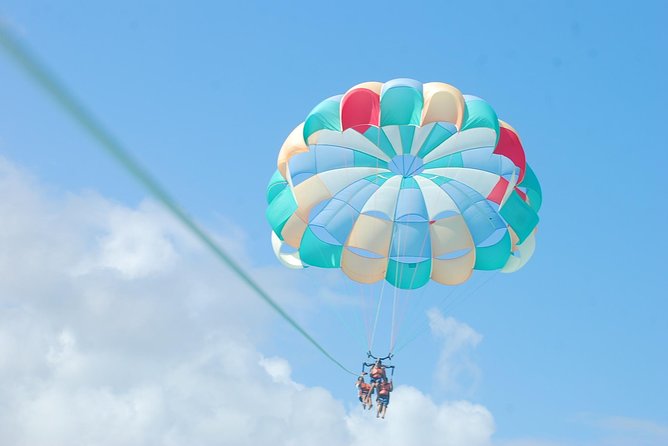 Parasailing Punta Cana - The View: Bavaro’s Coast, Hotels, and Coral Colors From Above