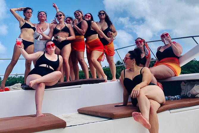 Private Catamaran Cruise with Slide & unlimited drinks - Dolphin-habitat viewing from the boat (and how to get photos)