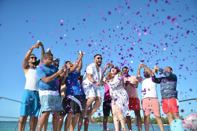 Private Party Boat Cruise: Sound System, Open Bar, Natural Pool - First Stop: Bávaro Beach Snorkeling Near the Reefs