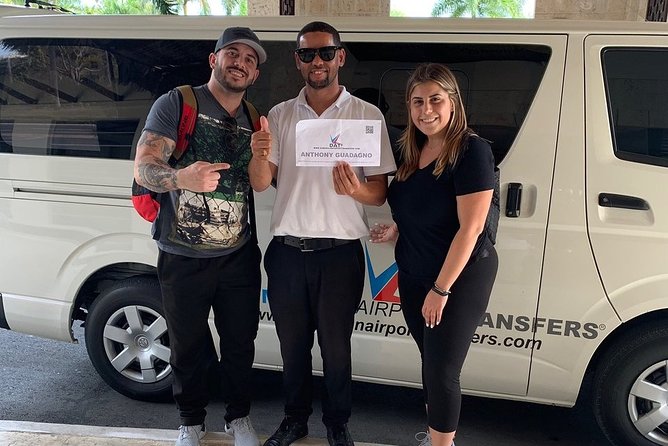 Punta Cana Airport to ALL PRINCESS RESORTS in PUNTA CANA R/T - Finding your DAT driver with a name sign outside the terminal