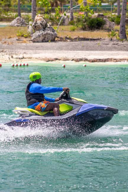 Punta Cana Aqua Karting, Buggy, Adventure Jet Ski and more - Donut Ride across the lake: grip, twists, and laughter