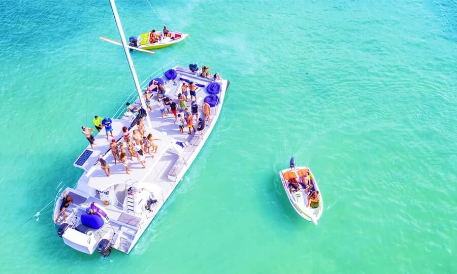 Punta Cana Area: Party Cruise with Parasailing and Open Bar - The main event: parasailing over the ocean’s big open space