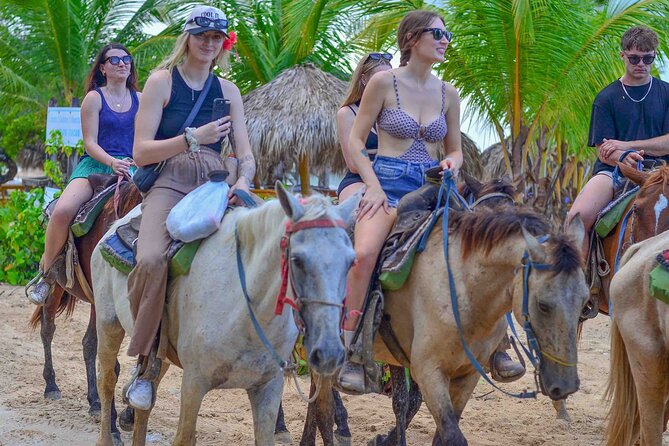 Punta Cana Beach Horseback Ride Paradise Coast Experience - Dominican Farm, Water Cave, and Macao Beach Stops