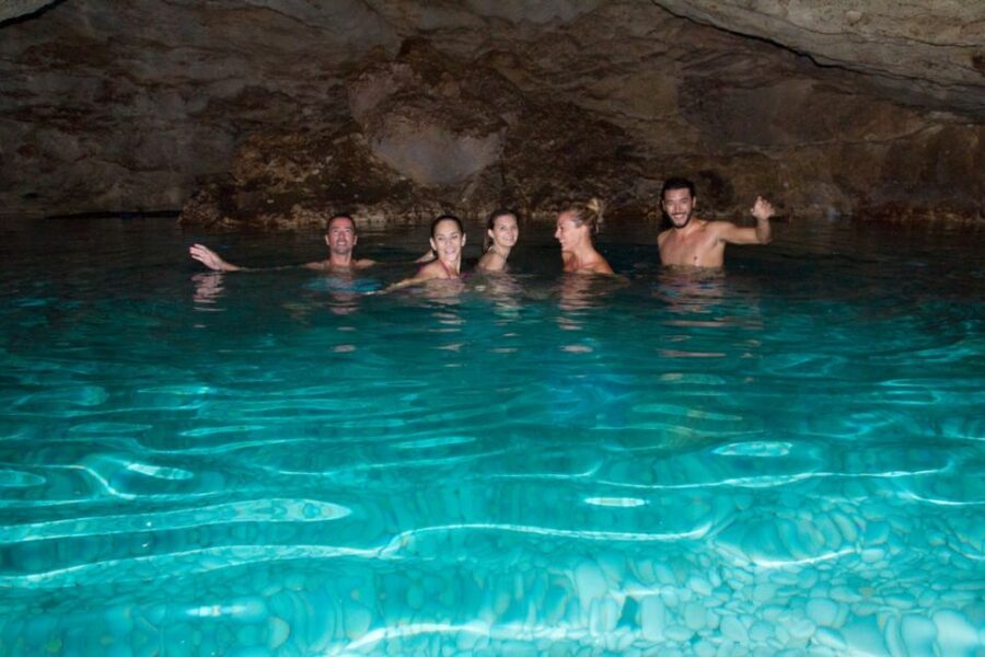 Punta Cana: Blue Hole and Scape Park Cap Cana Entry Ticket - Blue Hole Cenote Trail: turquoise-water swimming without the fuss