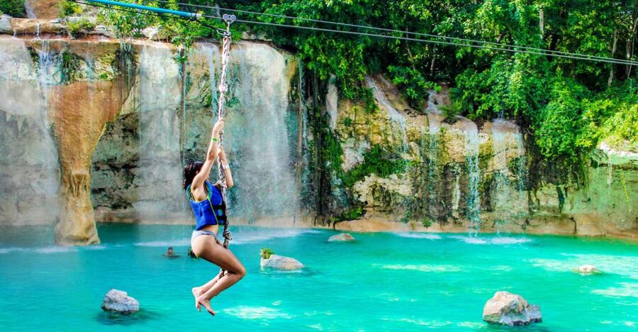 Punta Cana: Blue Hole and Scape Park Cap Cana Entry Ticket - Saltos Azules: the water-ride suite that keeps things fun