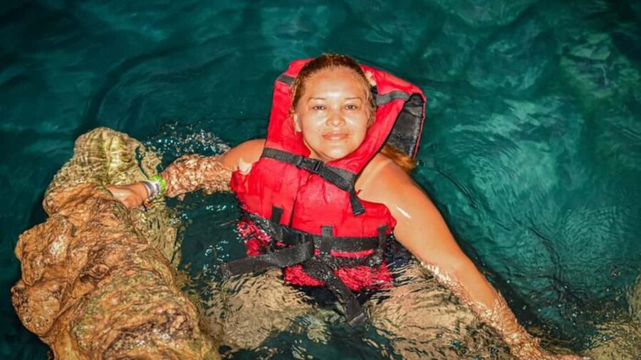 Punta Cana Boogie Adventure - The cenote swim stop: crystal water, real cooling down