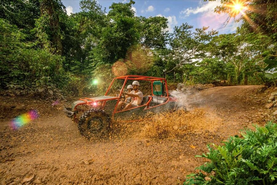 Punta Cana: Buggy and Zipline Adventure at La Hacienda - Zipline over the jungle: speed, height, and the free-fall jump