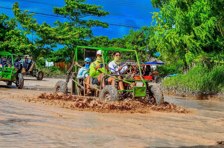 Punta Cana Buggy Tour with Cave, Macao Beach, and Mamajuana - The Taino Cave with Crystal-Clear Water (Swim Optional)