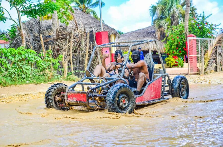 Punta Cana: Buggy Tour with Cenote Visit - The buggy ride: driving lessons, mud trails, hills, and a riverbed moment