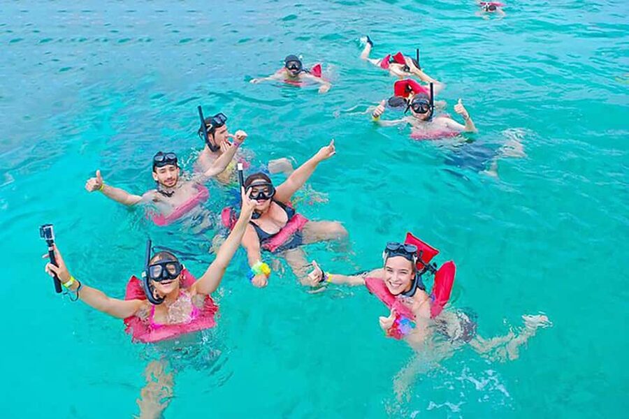 Punta Cana: Catamaran Boat Party with Unlimited Drinks - Snorkeling With Included Gear: What You’ll Do in the Water