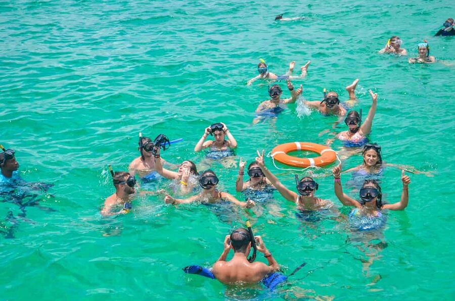 Punta Cana: Catamaran Family Tour - The Natural Pool Swim: Beautiful Water, Tourist-Stop Reality