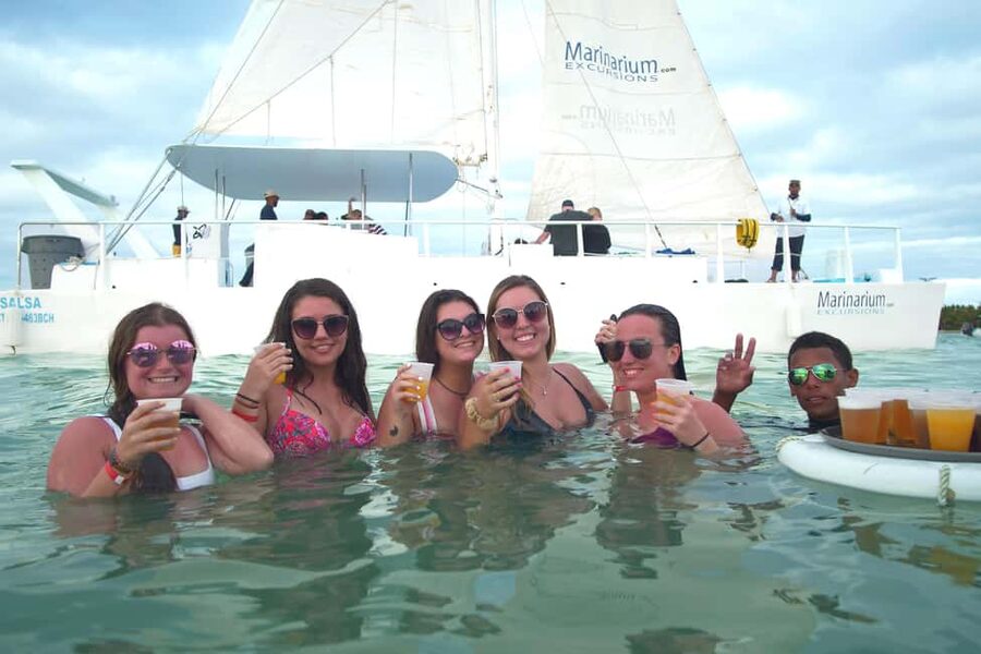 Punta Cana Happy Hour Sailing Cruise - Open bar, light snacks, and the natural pool party