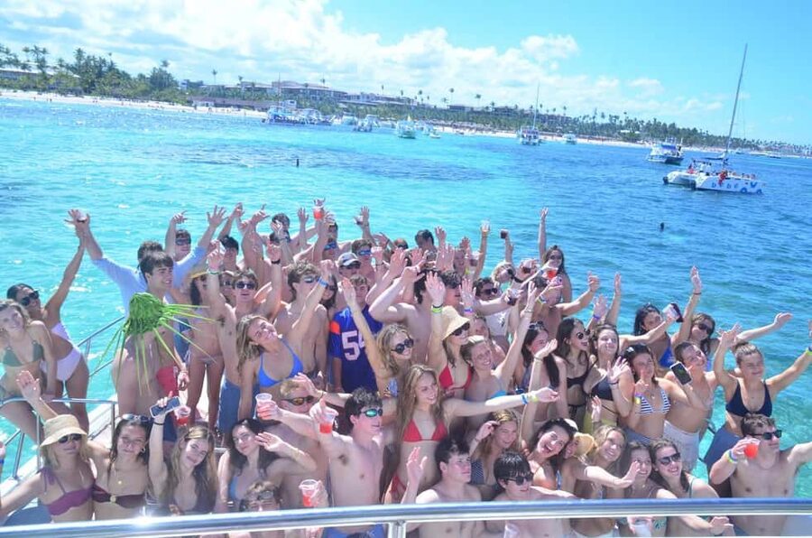 Punta Cana: Hip Hop Party Cruise w/Open Bar (Adults Only) - The Catamaran Layout: Two Floors, Space to Move, Water Slide Fun